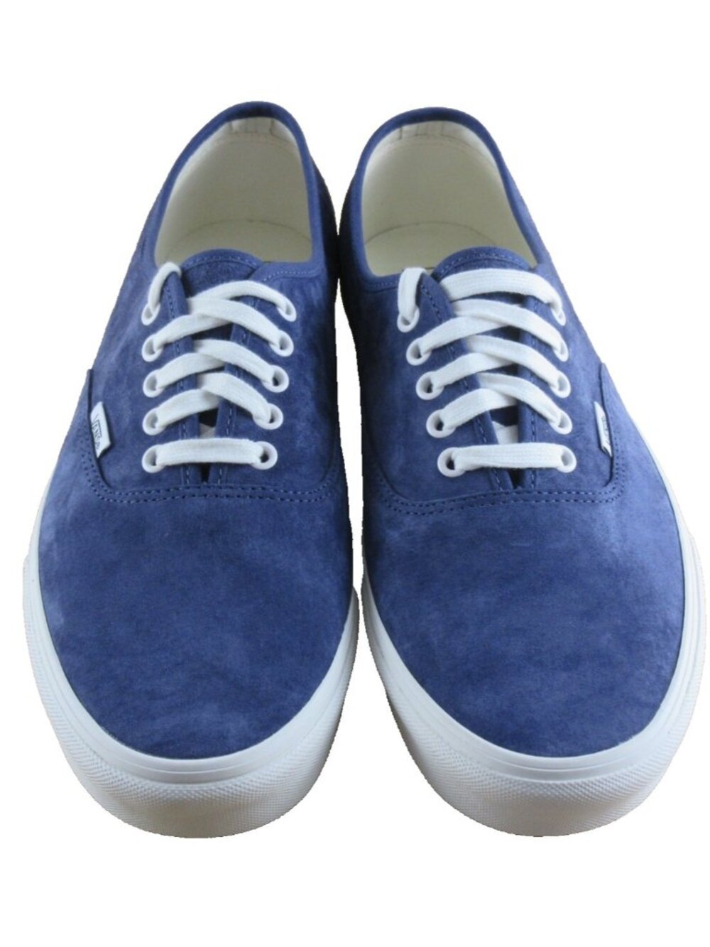Vans Men's Authentic Pig Suede Deep Twilight Blue White shoes Size 9.5 NIB